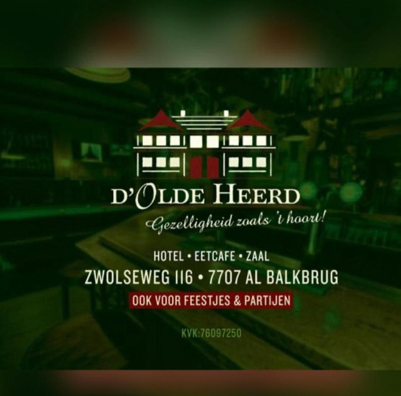 Hotel-Eetcafé d'Olde Heerd Balkbrug Extérieur photo